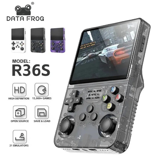 Data Frog R36S Retro Handheld Game Console